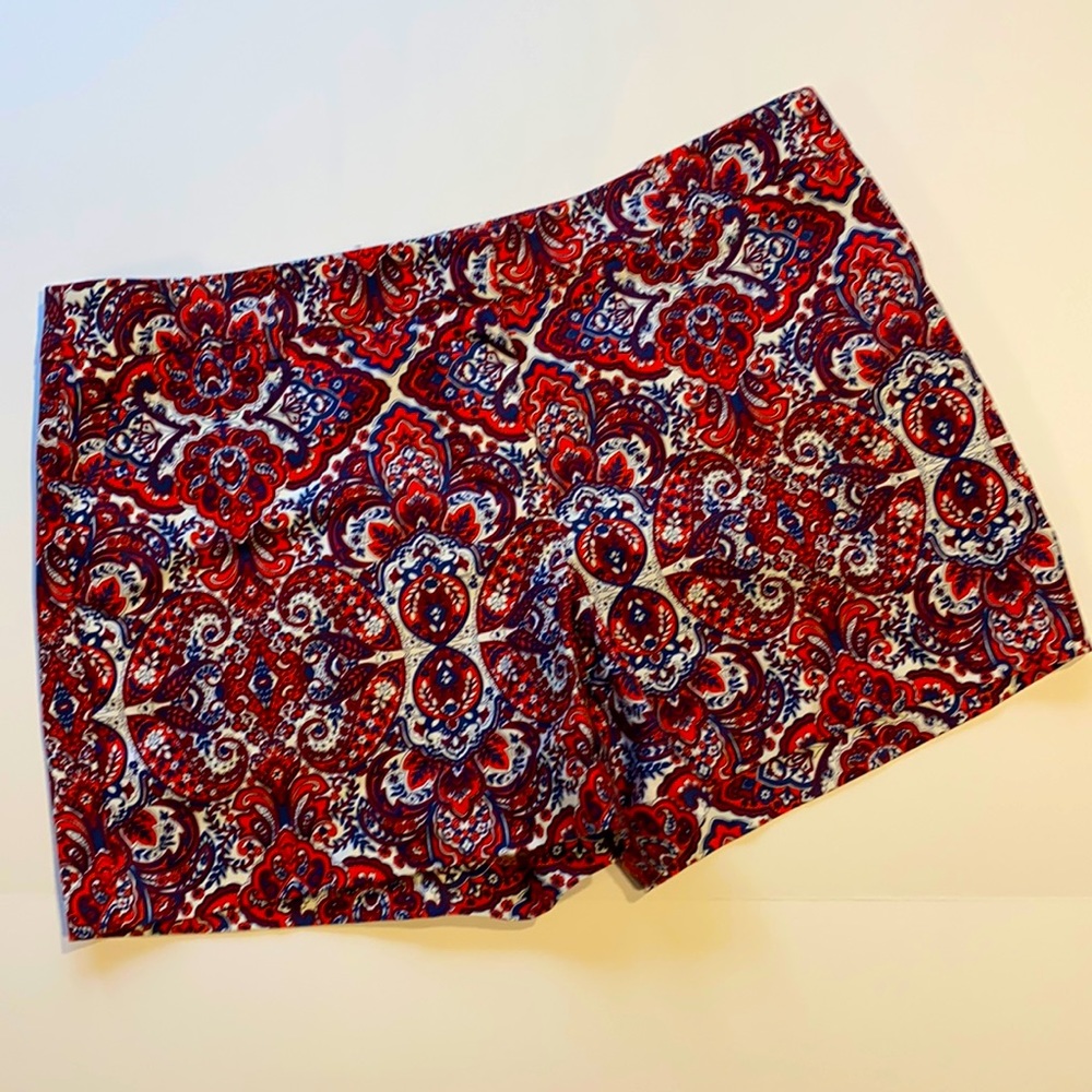 Saint Tropez West SZ 12 Flat Front Shorts Paisley D27